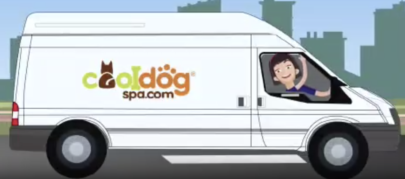 Cool Dog Spa Mobile Grooming Van